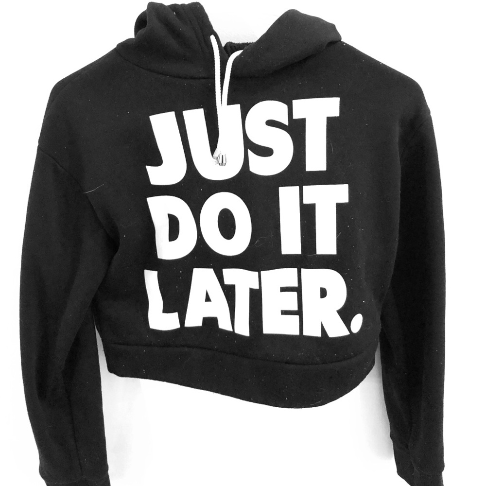 Crop top sweatshirt